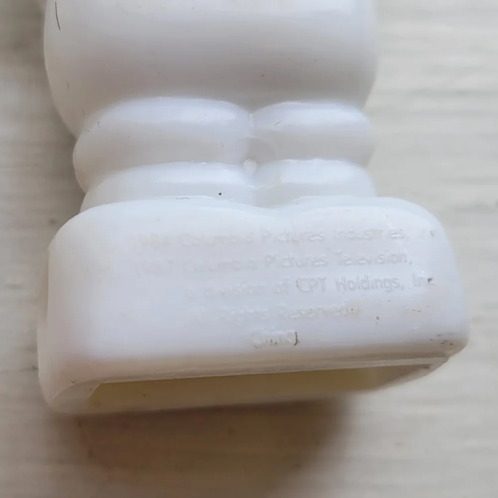 Vtg 80s 1984 Ghostbusters marketing Stay Puft marshmallow man pencil sharpener